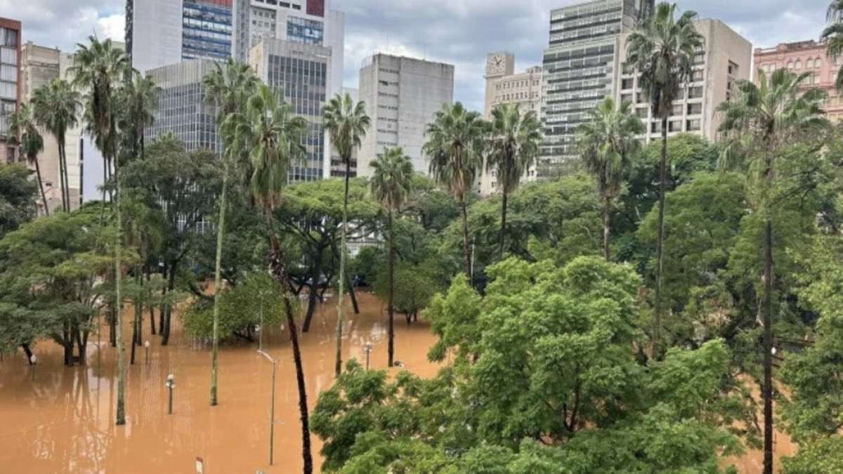 Jardim Do Margs Após Enchentes Em Porto Alegre